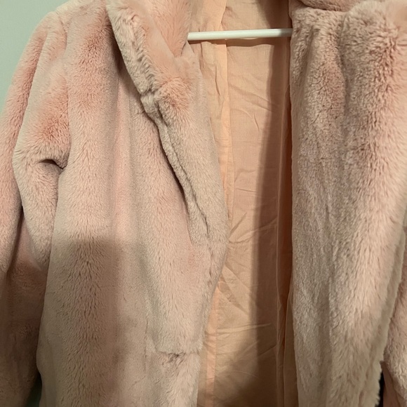 Pink teddy coat - Picture 5 of 10
